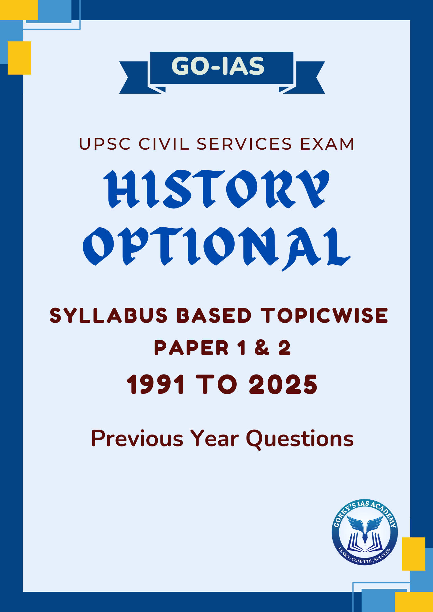 History (Optional) PYQ Bank