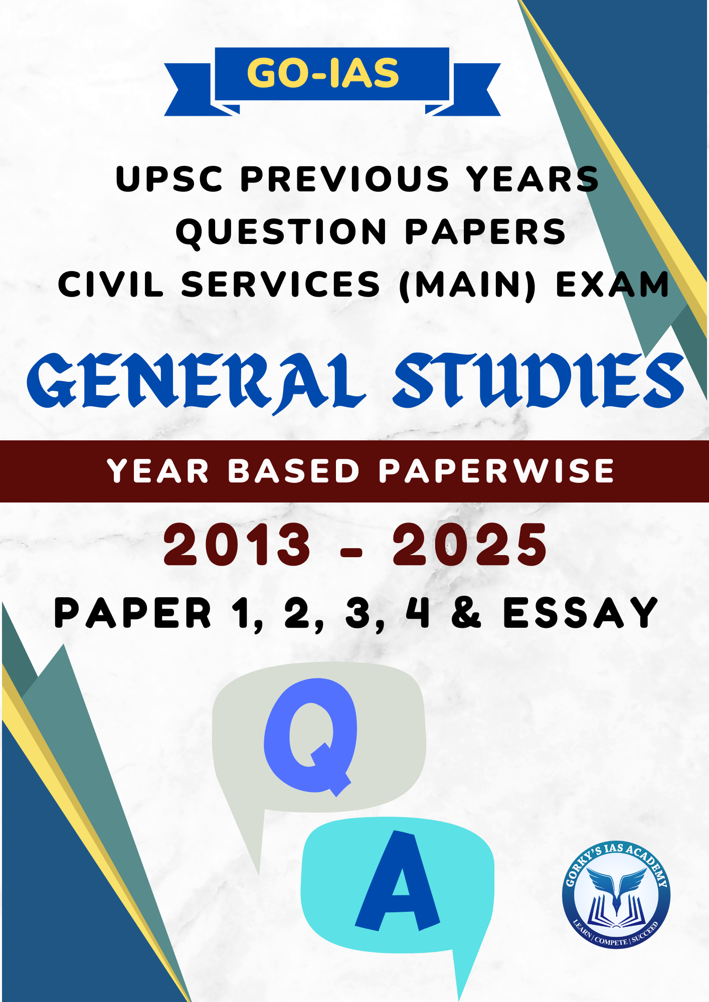 GS (Year-wise) Mains PYQ Bank